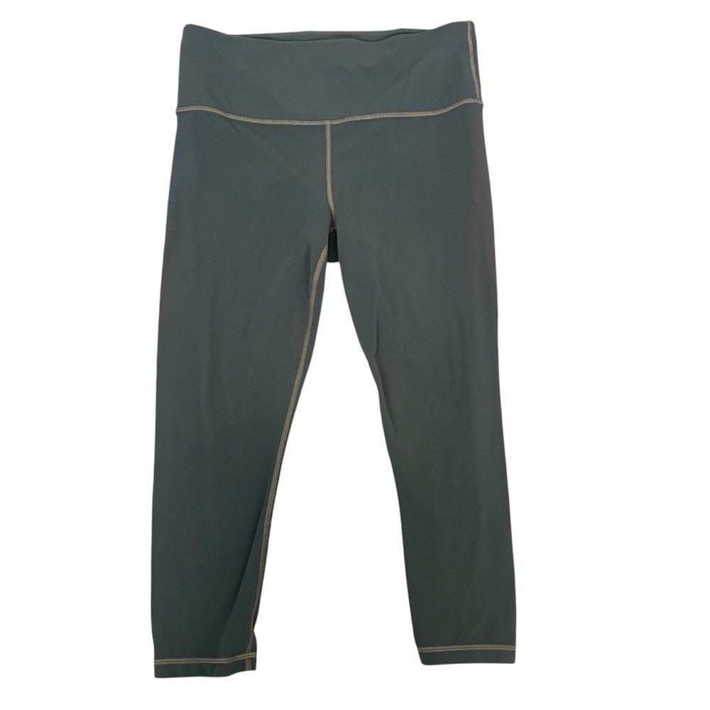 Athleta Dark Olive Cropped Leggings